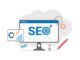 Marketing team at the best SEO agency in Dubai discussing digital strategy and website optimization in a modern office